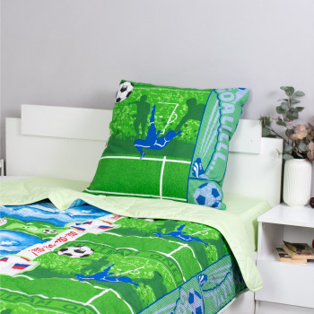 Набор летний  Пеле 1,5 сп, поплин (хлопок 100 %), наволочка (70х70)